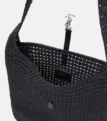 Yves Saint Laurent Le 5 à 7 Medium raffia shoulder bag 3