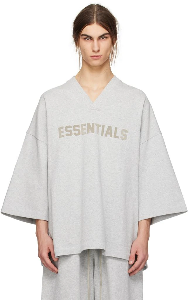 Essentials Gray Football T-Shirt 1