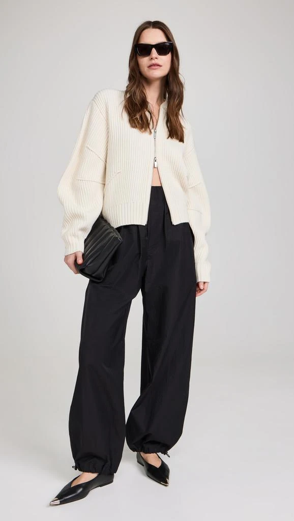 Helmut Lang Woolen Apex Full Zip Cardigan 4