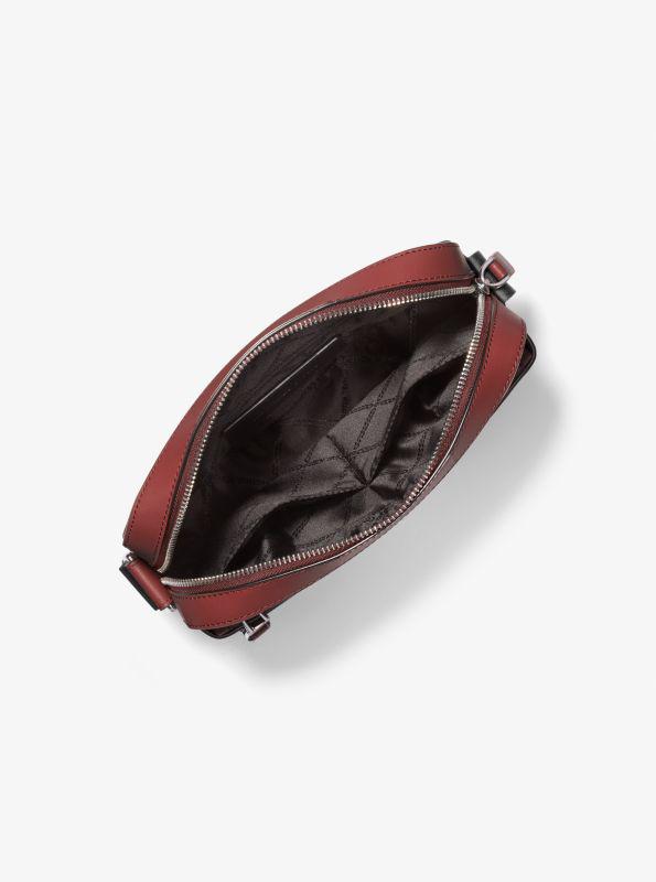 Michael Kors Hudson Pebbled Leather Utility Crossbody Bag