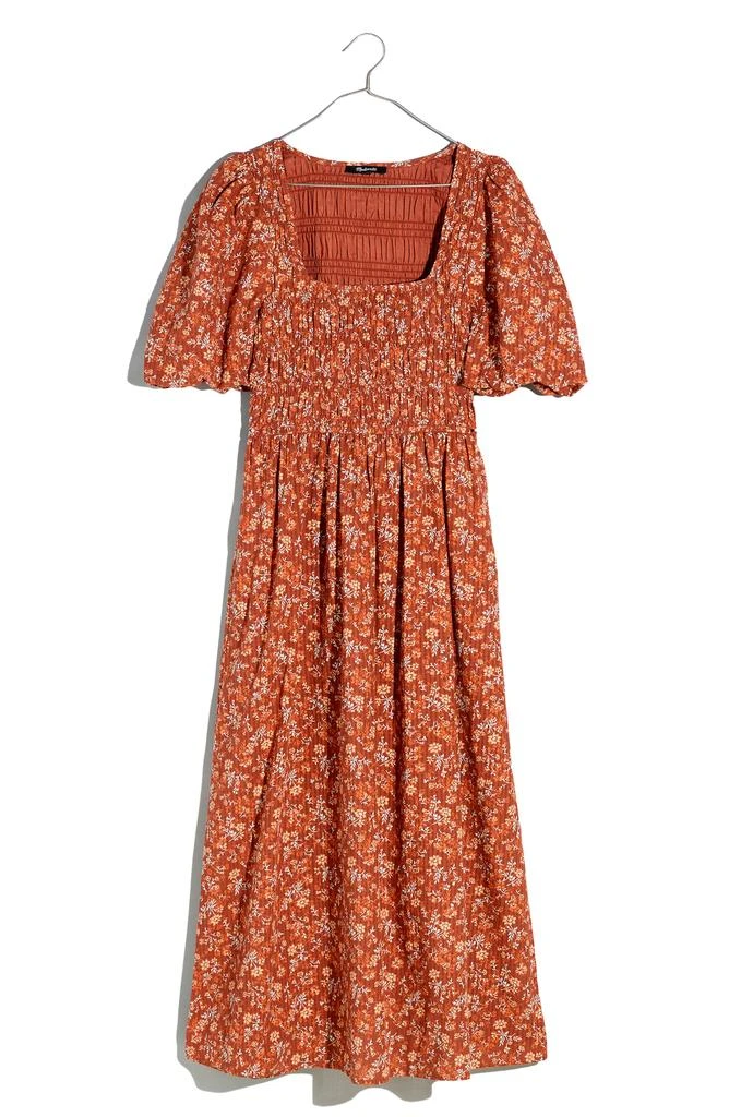 Madewell Lucie Puff Sleeve Midi Dress