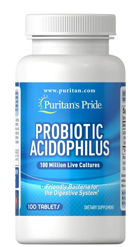 Puritan's Pride Probiotic Acidophilus 100 Capsules 1