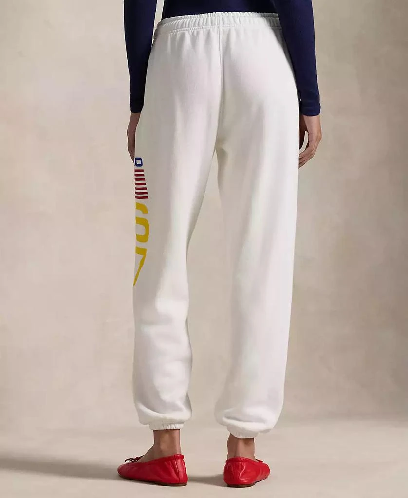Ralph Lauren Women's Flag Logo Fleece Sweatpants 4
