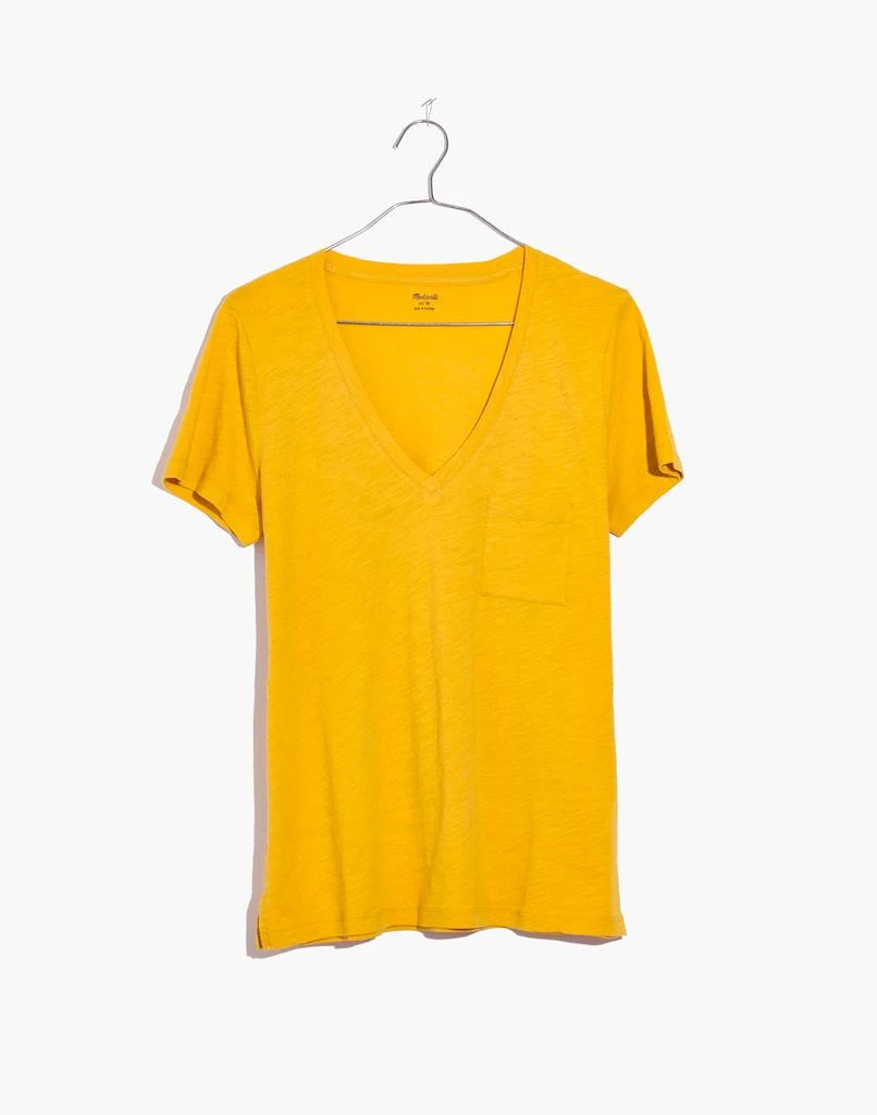 Madewell Whisper Cotton V-Neck Pocket Tee 1