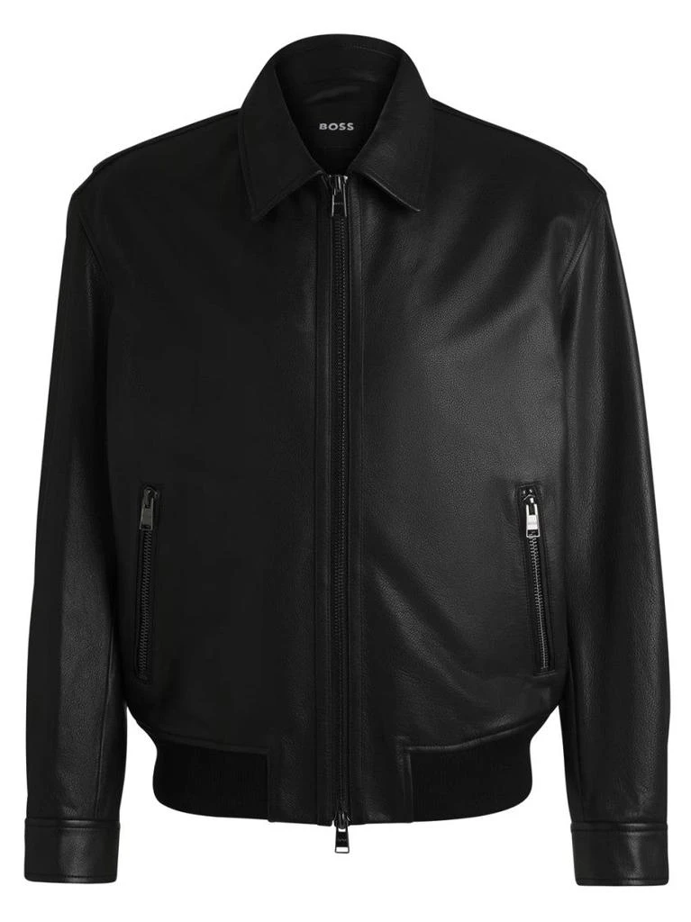 Hugo Boss Classic Black Bomber Jacket 1