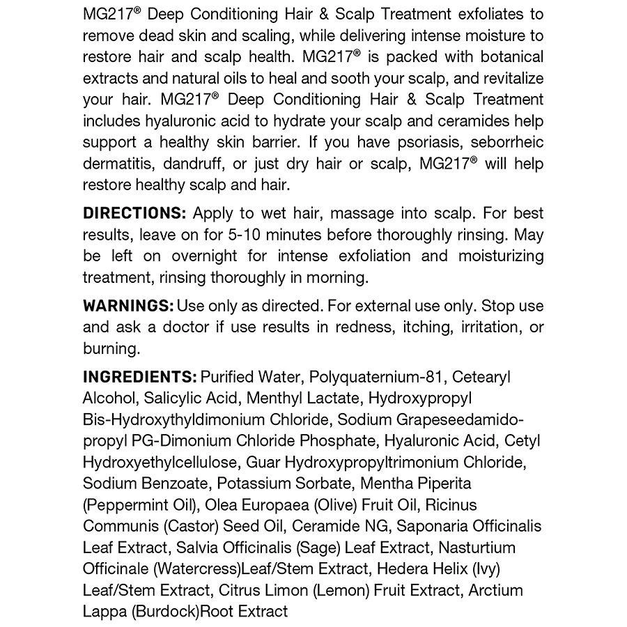 MG217 Deep Conditioning Hair & Scalp Treatment No Fragrance 3