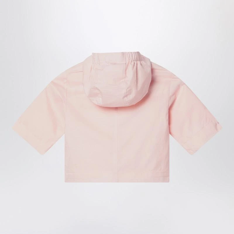 Bonpoint Pink hooded jacket in nylon 2