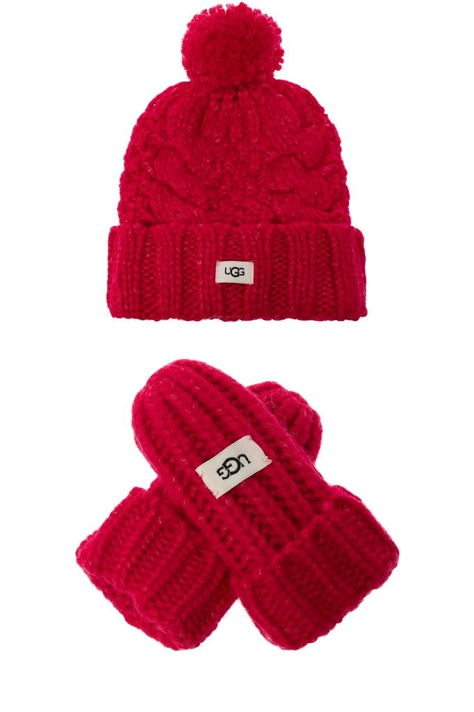 UGG Beanie & gloves set 1