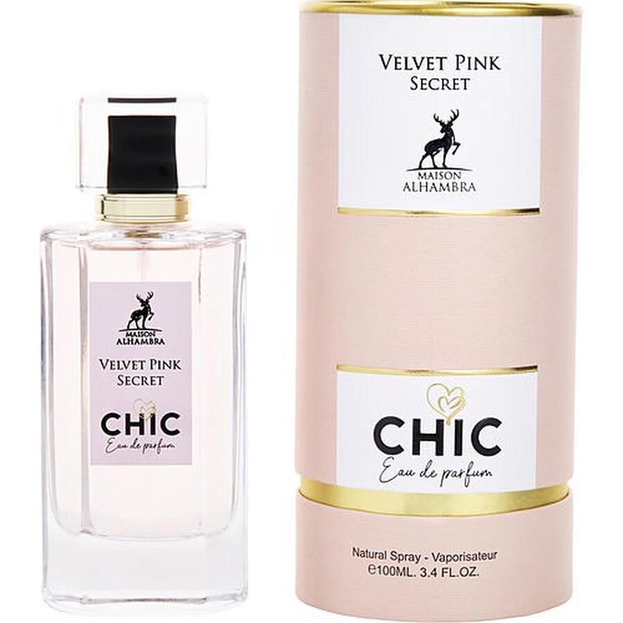 MAISON ALHAMBRA Ladies Velvet Pink Secret Chic EDP Spray 3.4 oz Fragrances 6290360590691