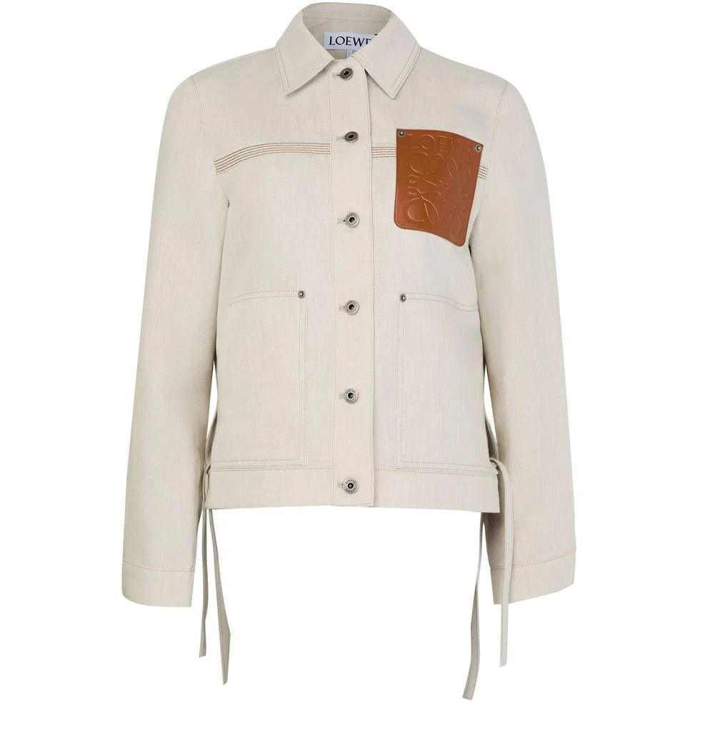 Loewe Workwear jacket in cotton and linen 2