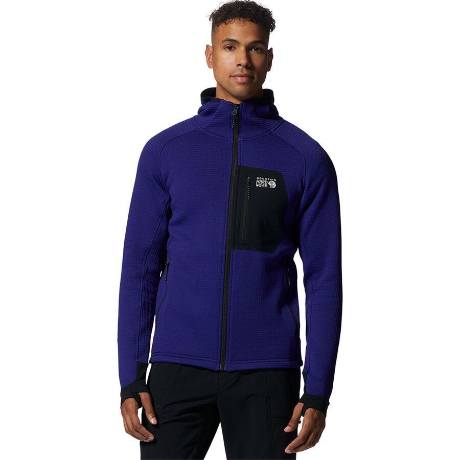 Mountain Hardwear Polartec Power Grid Full-Zip Hoodie - Men's