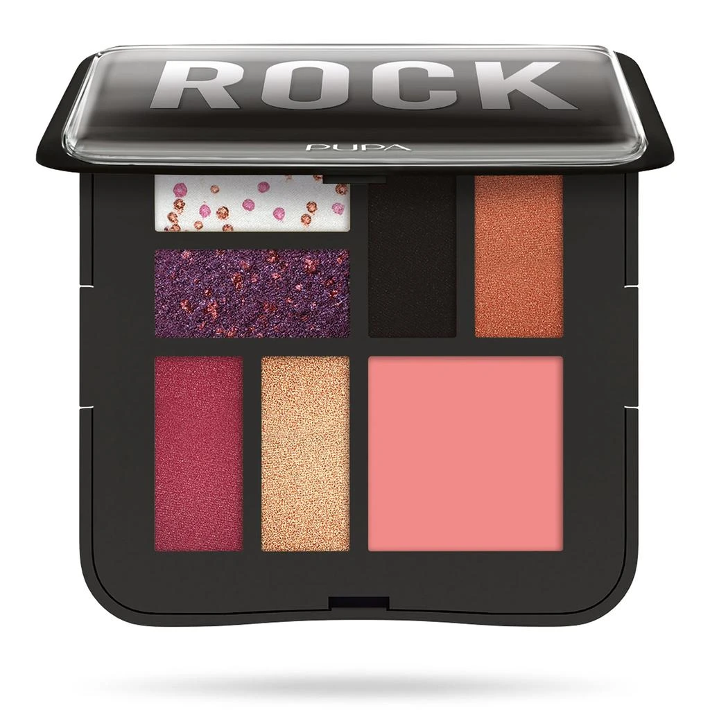 PUPA Milano Make-Up Palette - 004 Rock by  for Women - 0.280 oz Makeup