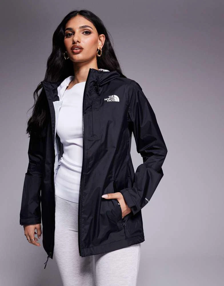 The North Face The North Face Alta Vista packable waterproof jacket in black 1