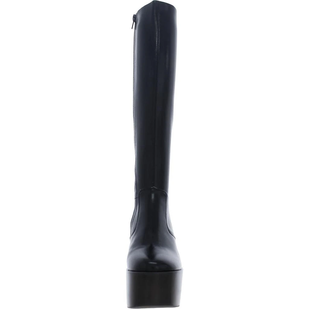 Jeffrey Campbell CHICA Womens Leather Bock Heel Knee-High Boots 3