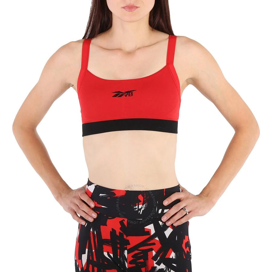 Reebok X Victoria Beckham Seamless Low-impact Bra In Scarlet 1