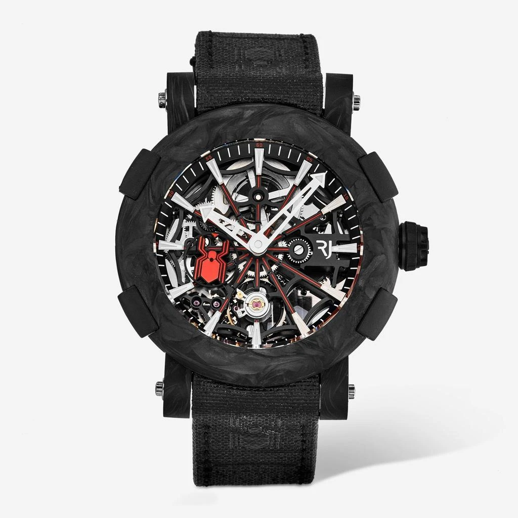 Romain Jerome Romain Jerome Arraw Spider-Man Carbon Mechanical Watch Set 1C45S.BBBR.1023.PR.SPM19 1