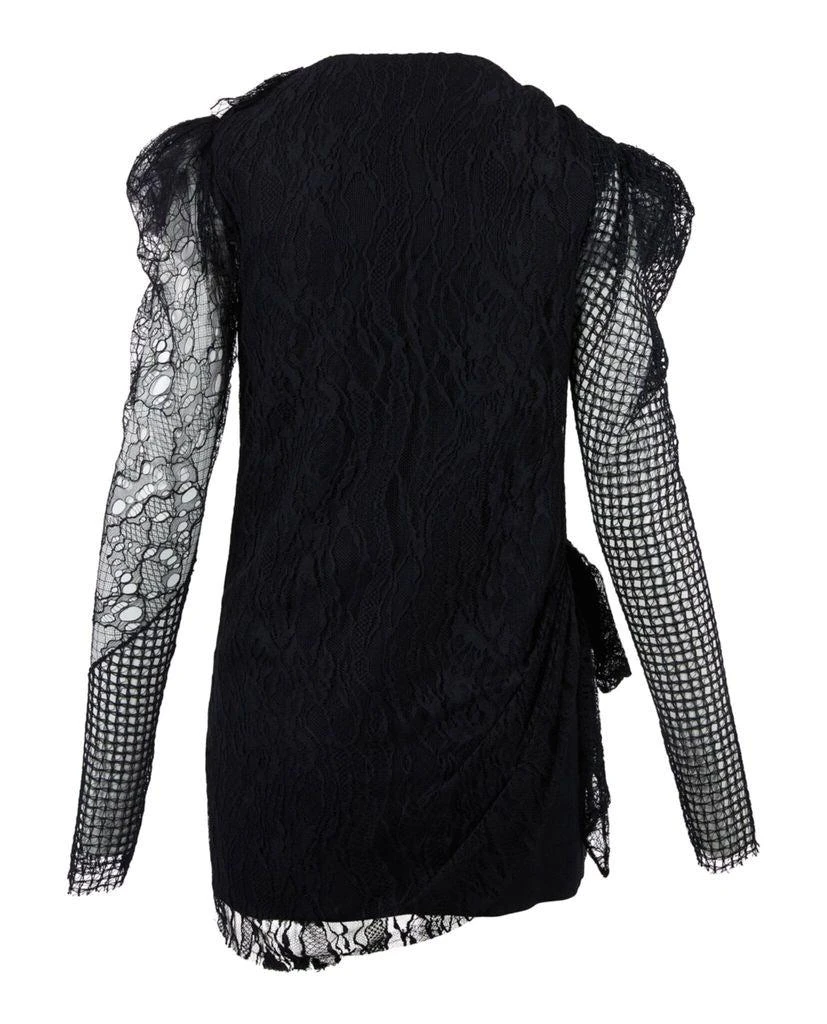 Mesh and Lace Mini Dress  On Sale Now with Up to 69% Off | Discover  Exclusive Deals & Savings at BeyondStyle  Authentic Yves Saint Laurent  women | clothing | dresses |