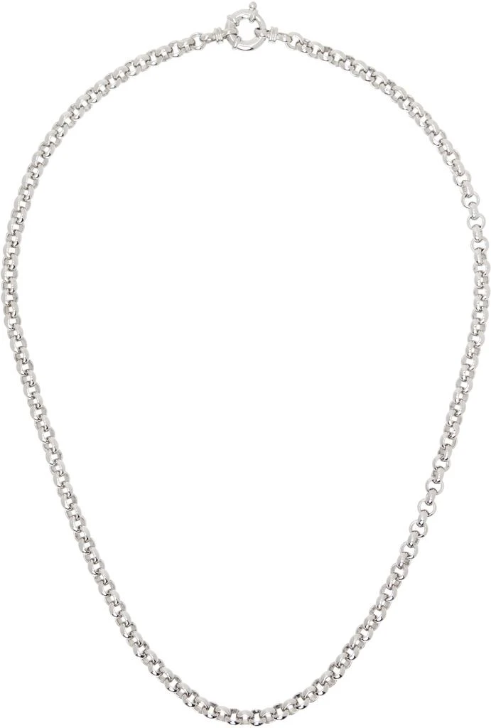 Tom Wood Silver Thick Rolo Chain Necklace 1