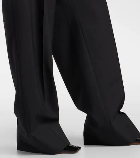 Stella McCartney High-rise wool wide-leg pants 5