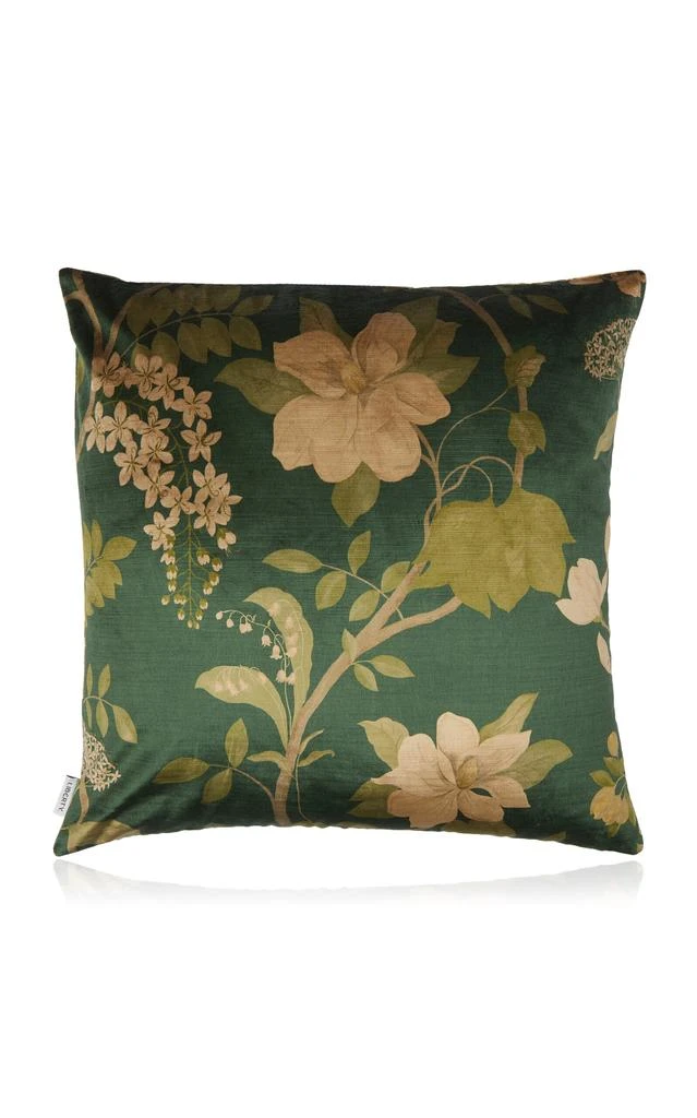 Liberty London Liberty London - Magical Plants Velvet Cushion - Green - Moda Operandi