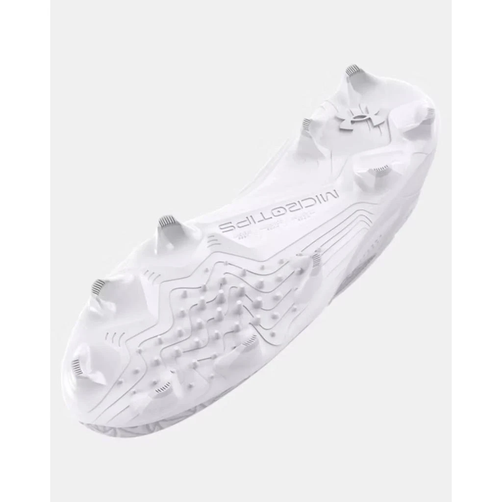 Under Armour Yard MT TPU 3.0 3027449-101 Mens White Baseball Cleats TF8538 5