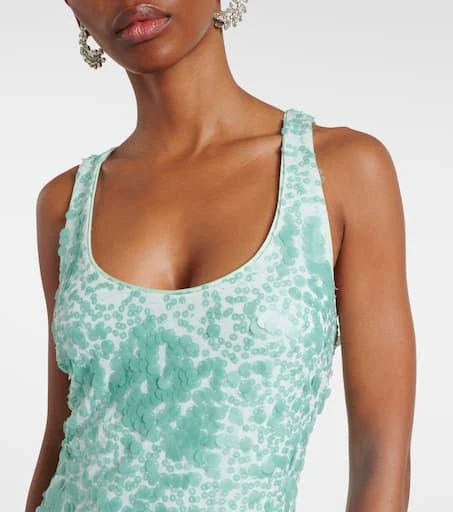 SIMKHAI Bex sequined maxi dress 4