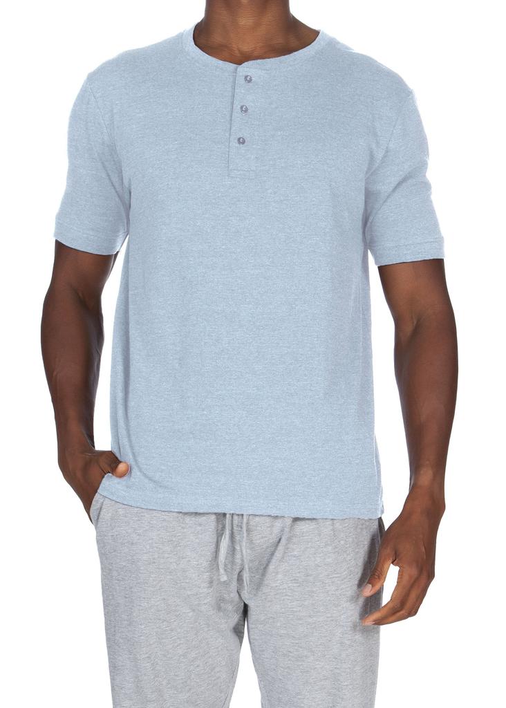 Unsimply Stitched Super Soft Short Sleeve Henley