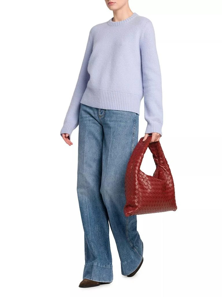 Bottega Veneta Small Hop Intrecciato Leather Hobo Bag 3