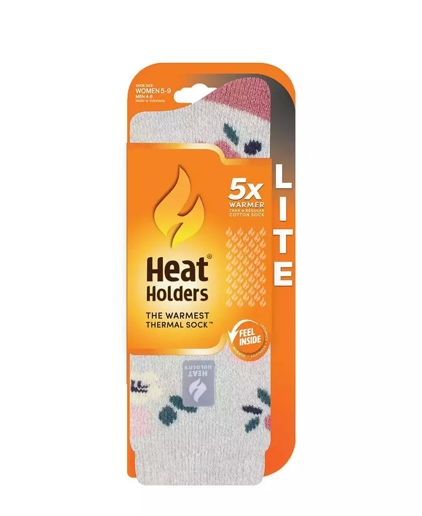 Heat Holders Lite Lanuza Floral Crew Socks 2