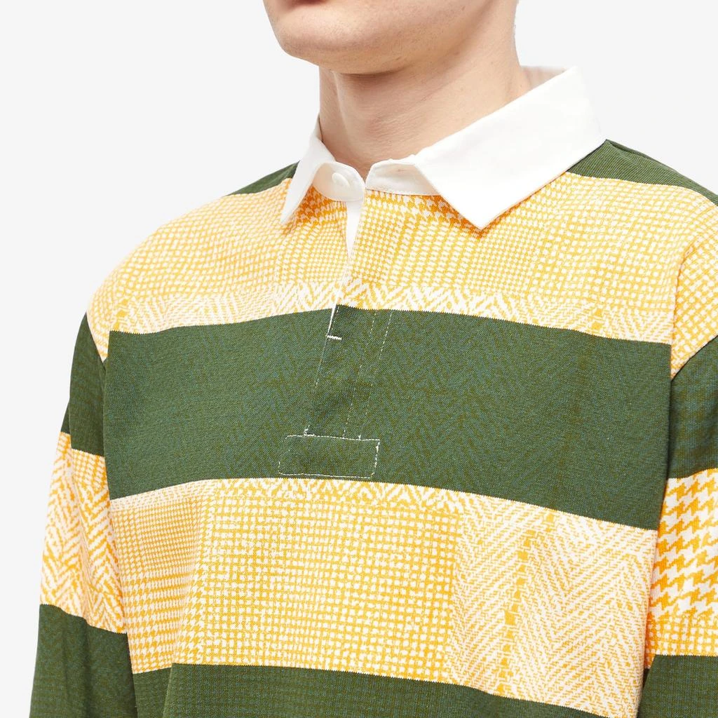 BEAMS PLUS END. x Beams Plus 'Ivy League' Overdye Patchwork Rugby Shirt 5