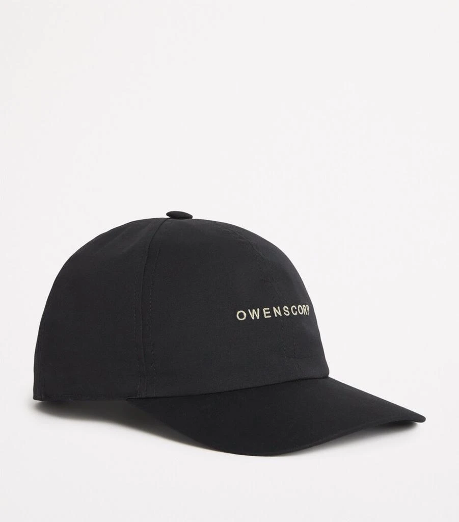 Rick Owens Organic Cotton Logo Baseball Cap 2