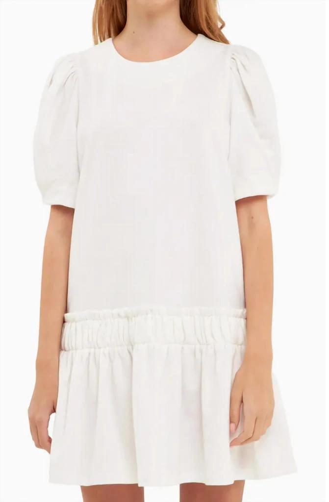 English Factory English Factory - Puff Sleeve Mini Dress 4