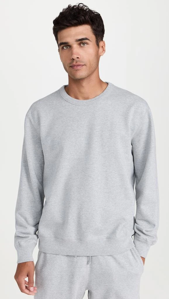 REIGNING CHAMP Midweight Terry Classic Crew Neck Sweatshirt 1