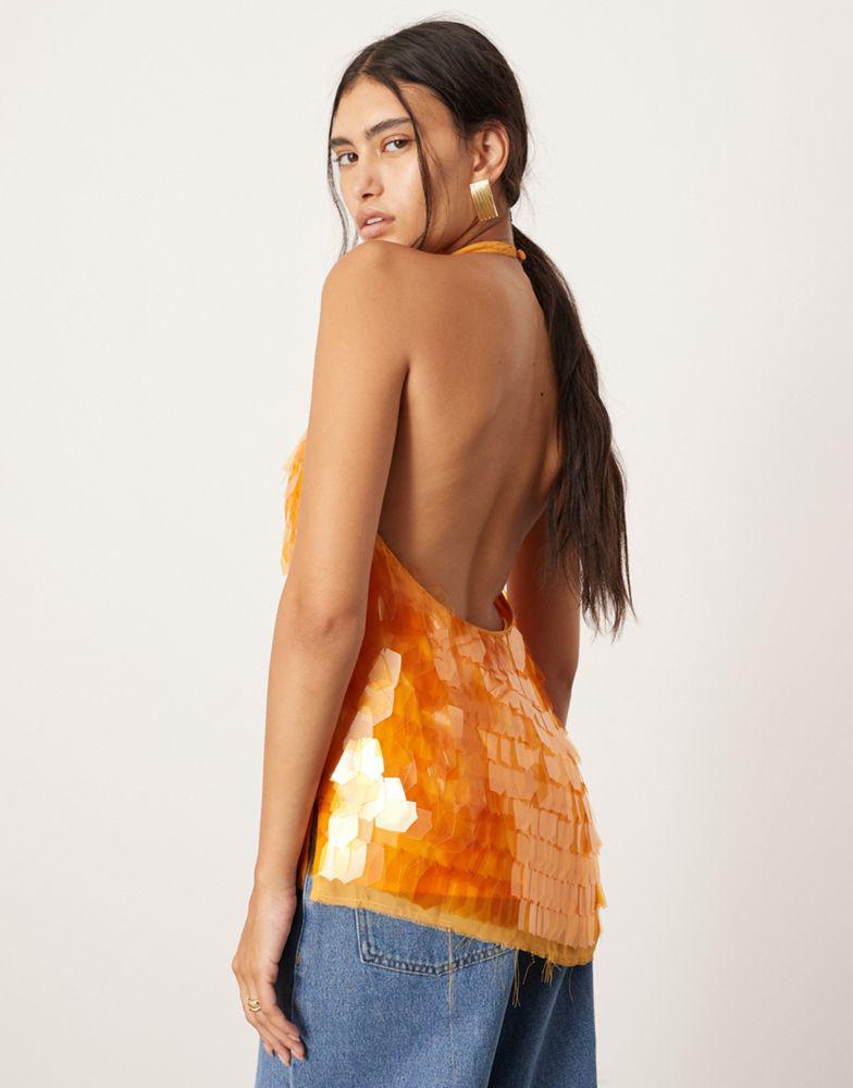 asos sequin top