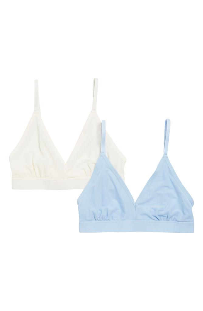 NORDSTROM RACK 2-Pack Mesh Triangle Bralettes