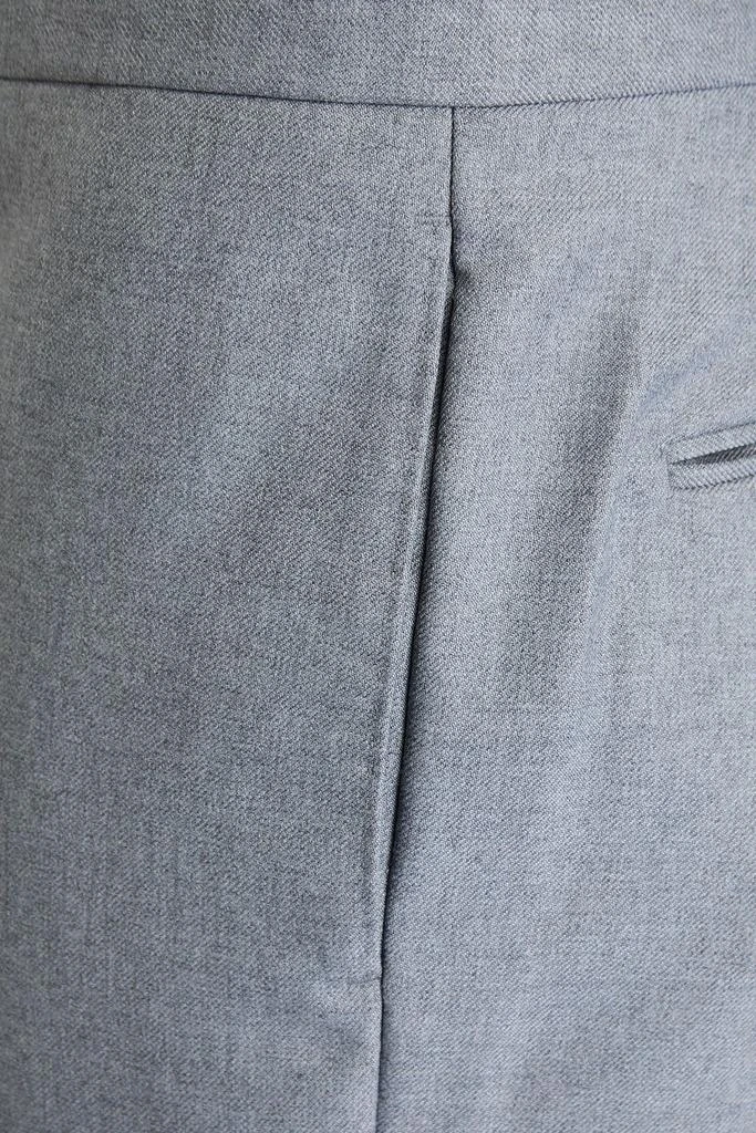Thom Browne Cropped twill tapered pants 4