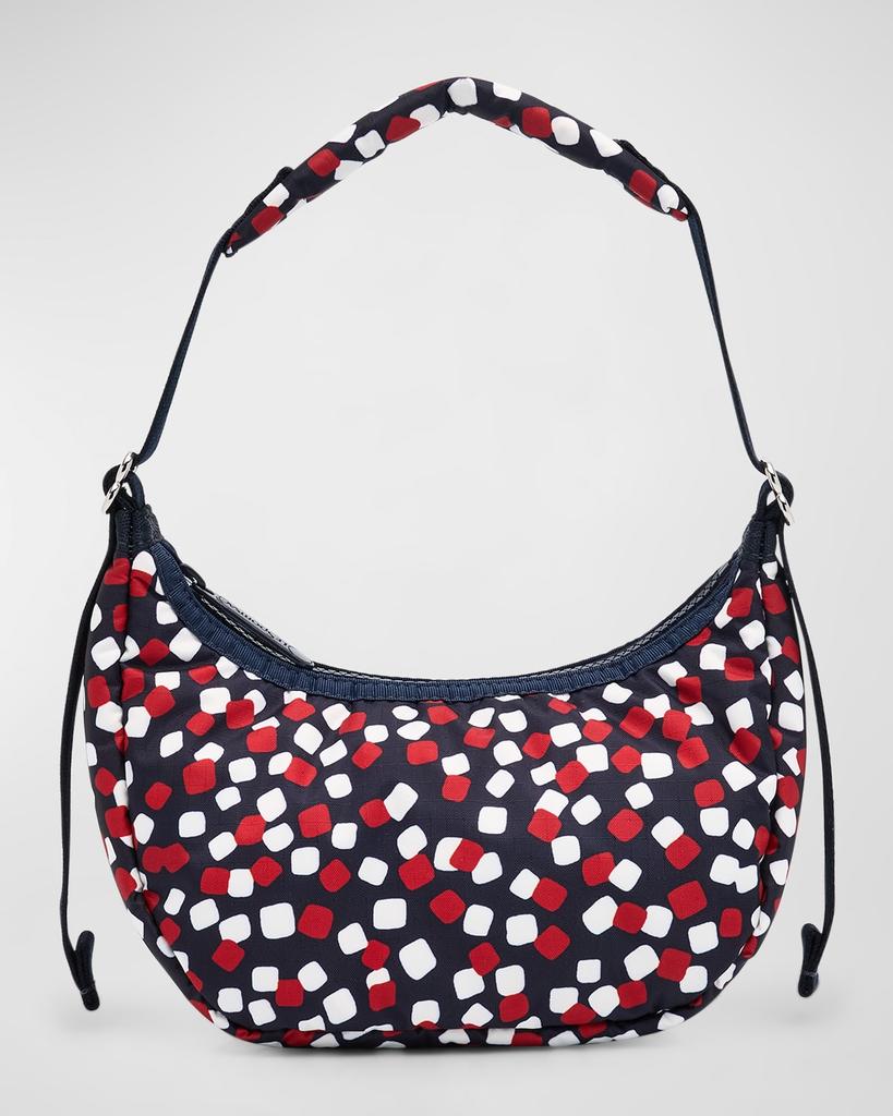 Libertine x LeSportSac Mini Crescent Printed Shoulder Bag