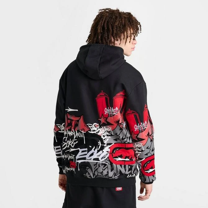 Ecko Unltd Men's Ecko Graffiti Graphic Full-Zip Hoodie 4