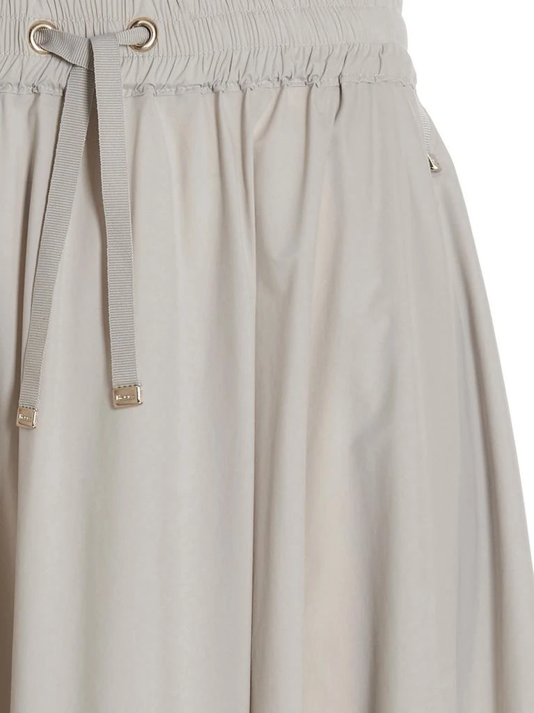 Herno Herno Elastic Waist Drawstring Midi Skirt 3