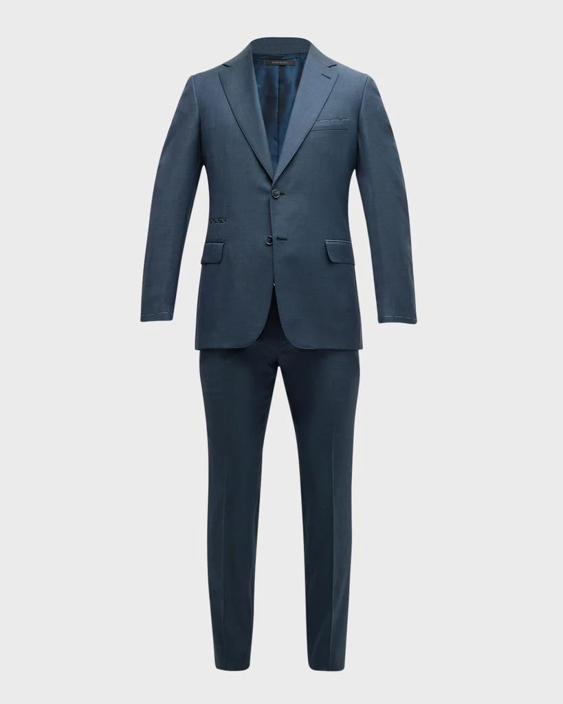 Brioni Men's Solid Wool Suit 3