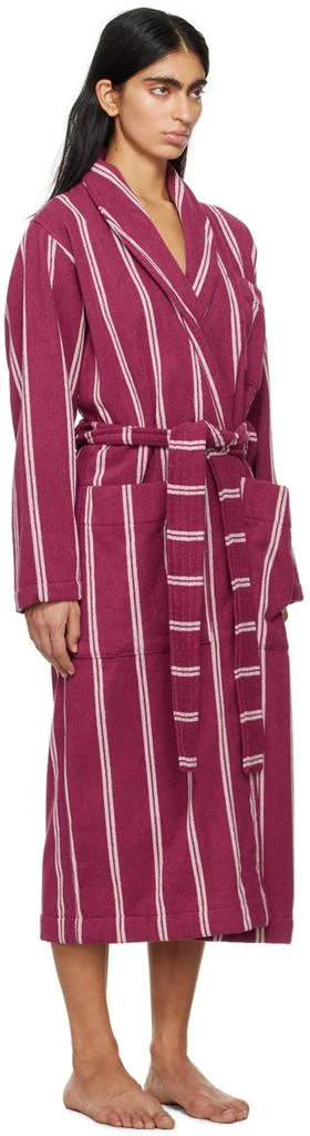 Tekla Purple Classic Bathrobe 2
