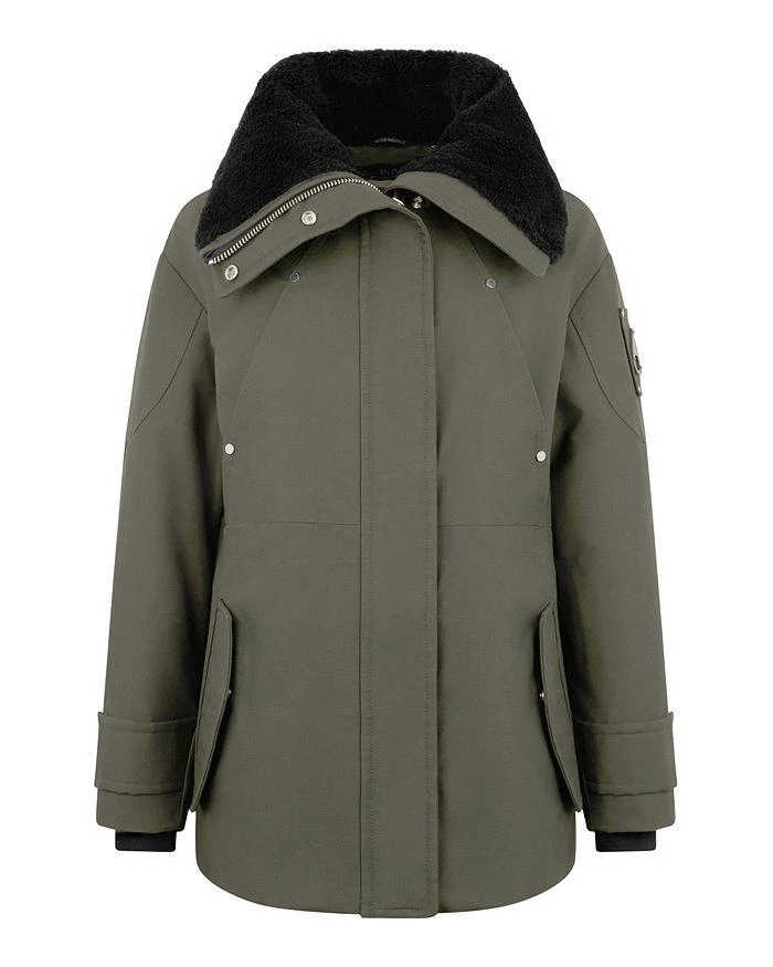 Moose Knuckles Aurora Shearling Trim Down Jacket 8