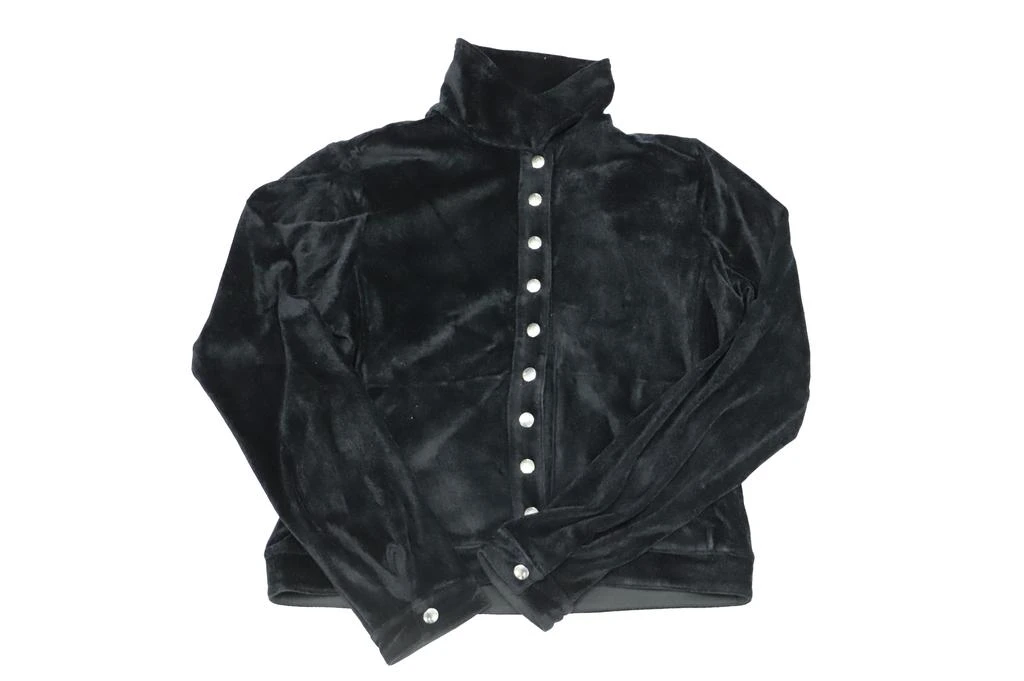 ALEXACHUNG Alexa Chung Buttoned Jacket in Black Viscose 1