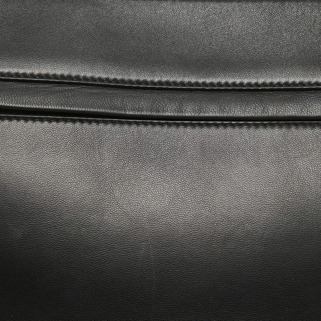 Burberry Burberry Black Leather Large Olympia Shoulder Bag 5