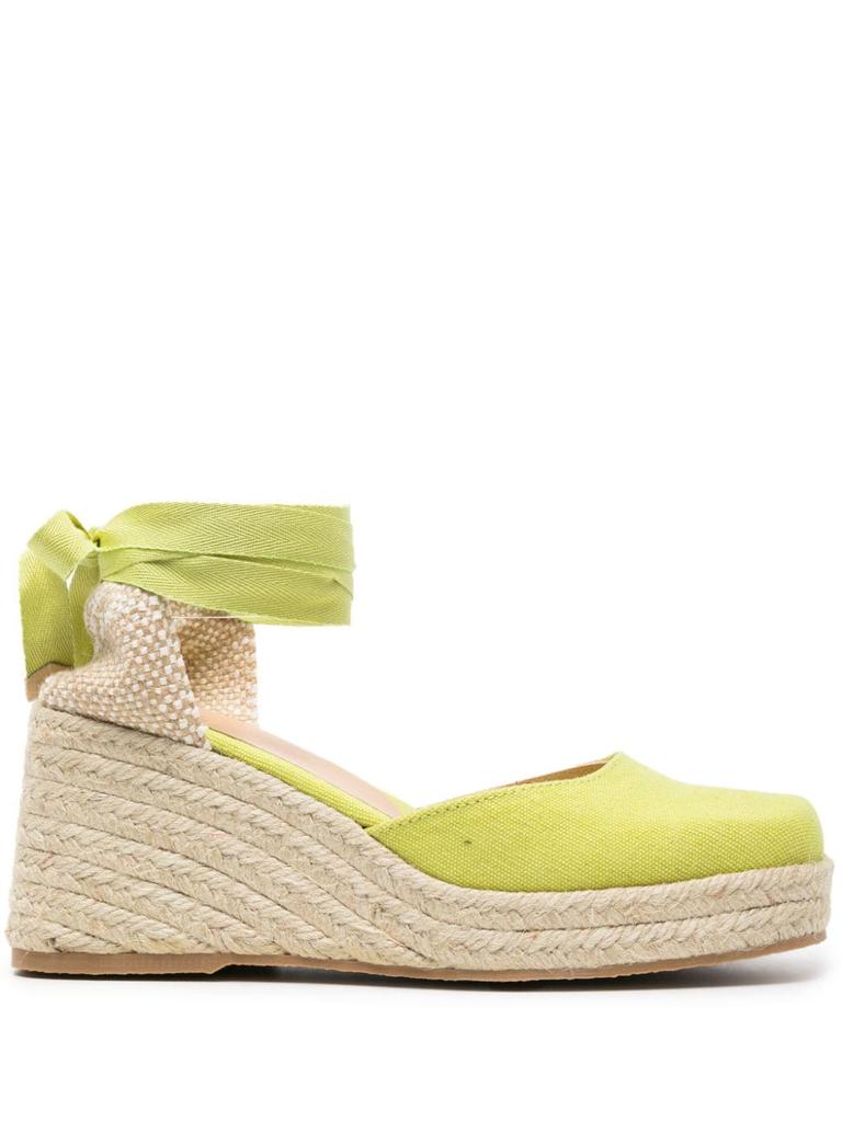 CASTAÑER TINA RAFFIA WEDGE ESPADRILLES