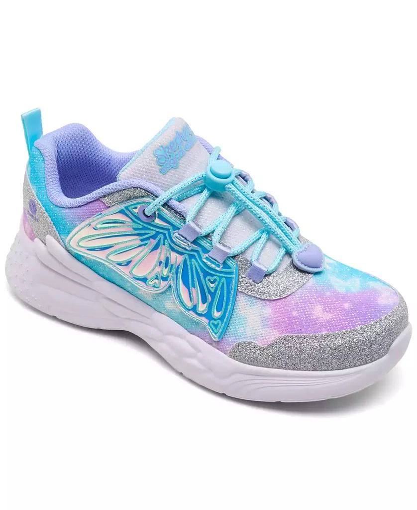 SKECHERS Little Girls Dream Racer - Wing Brites Light-Up Casual Sneakers from Finish Line 1