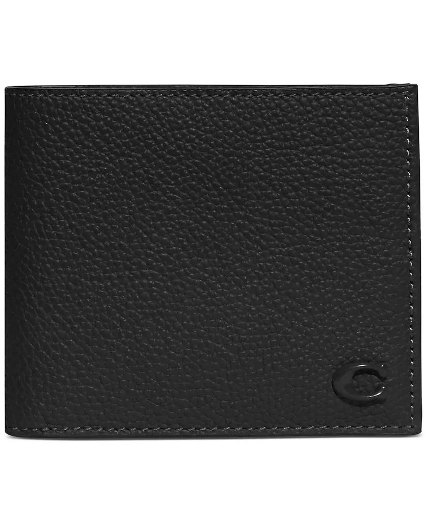 Coach Refined Pebble Leather Bill Compartment Wallet 1