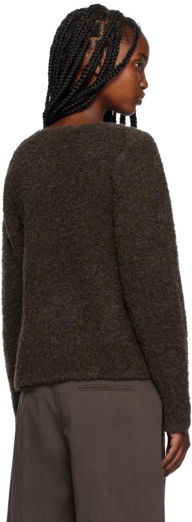 Deiji Studios Brown Crossover Sweater 3