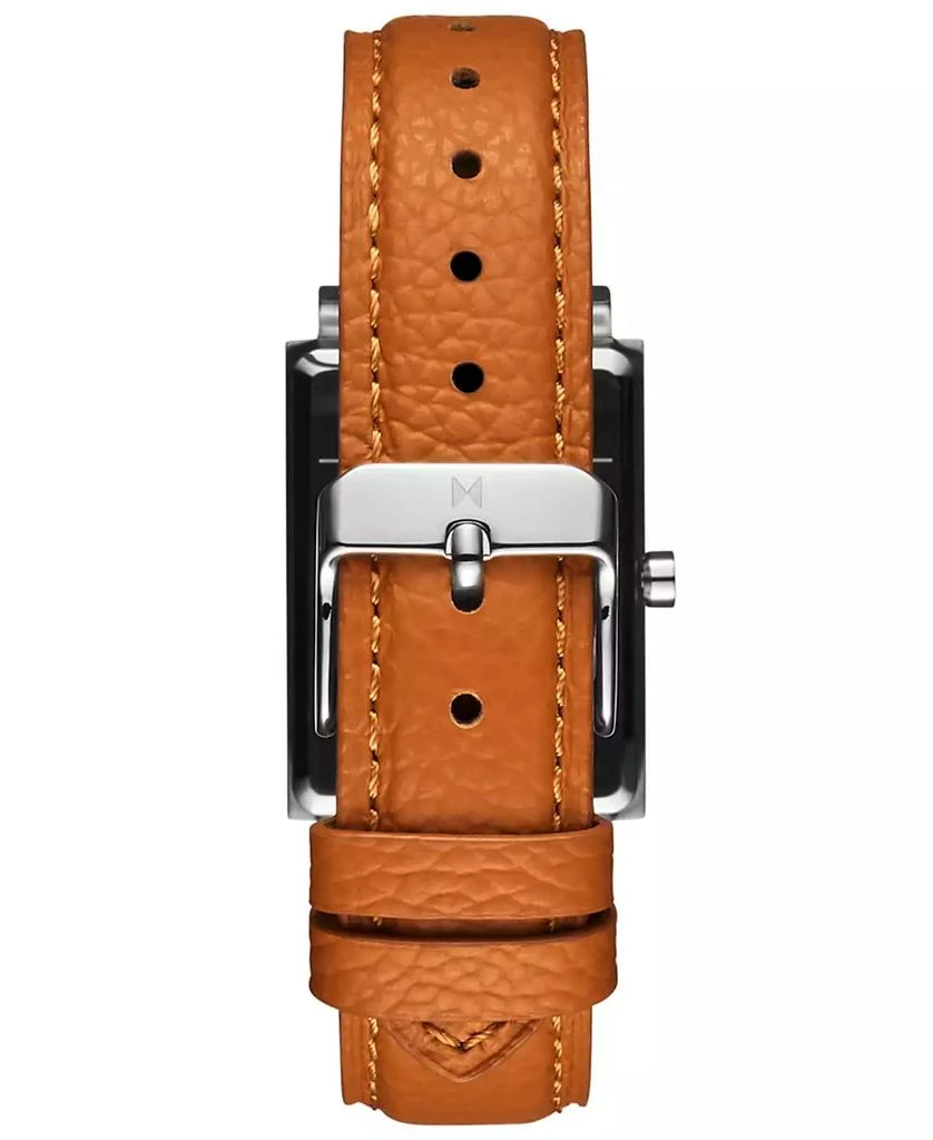 MVMT Women's Quartz Signature Square Tan Leather Watch 24mm 3