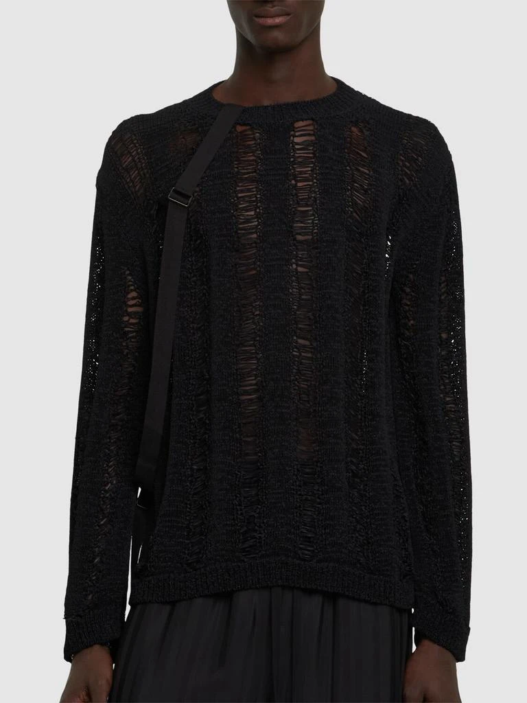 ANN DEMEULEMEESTER Balder Oversize Stitched  Sweater 2